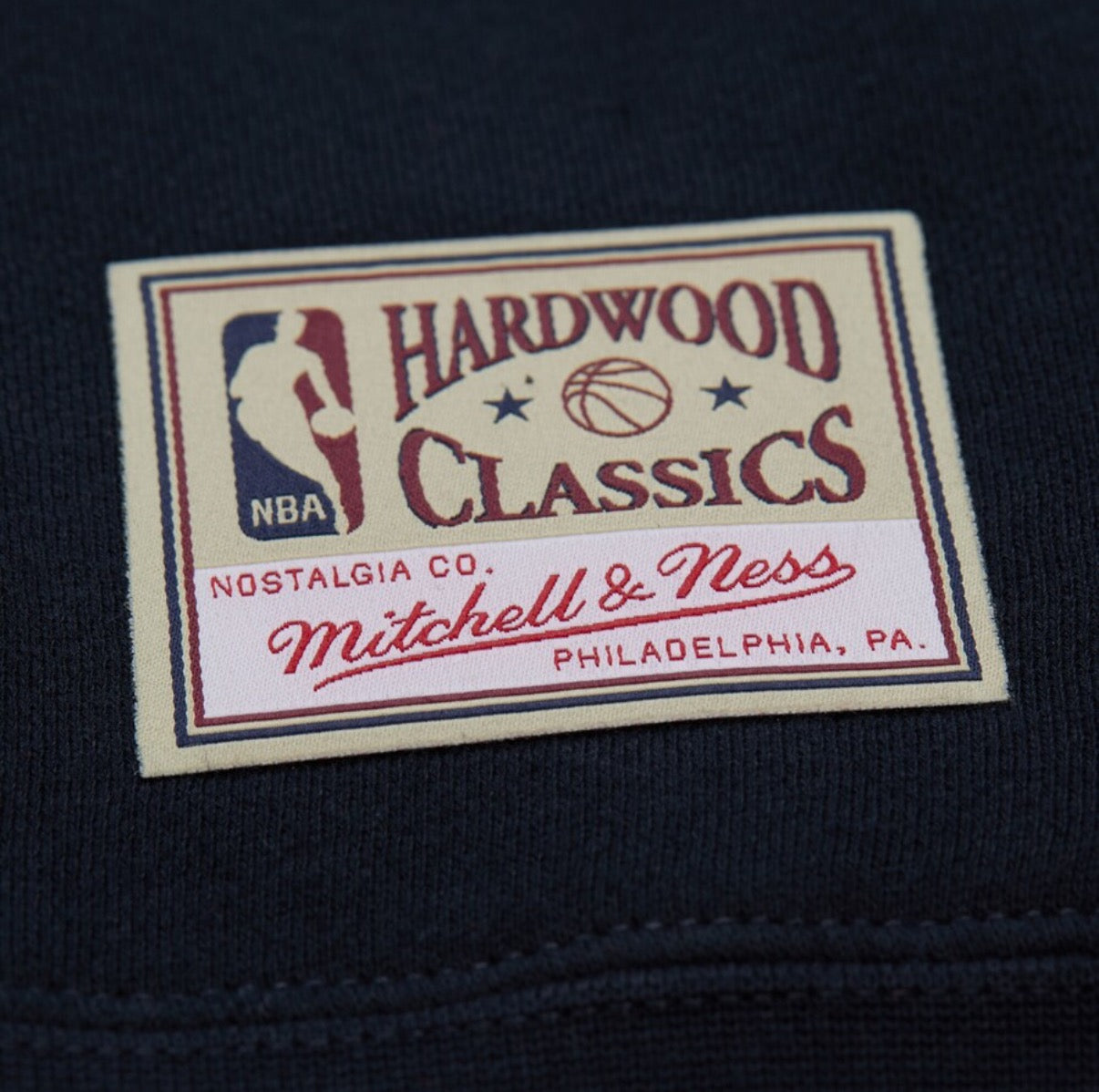 Dallas Mavericks Navy Hardwood Classics Free Throw Pullover Hoodie