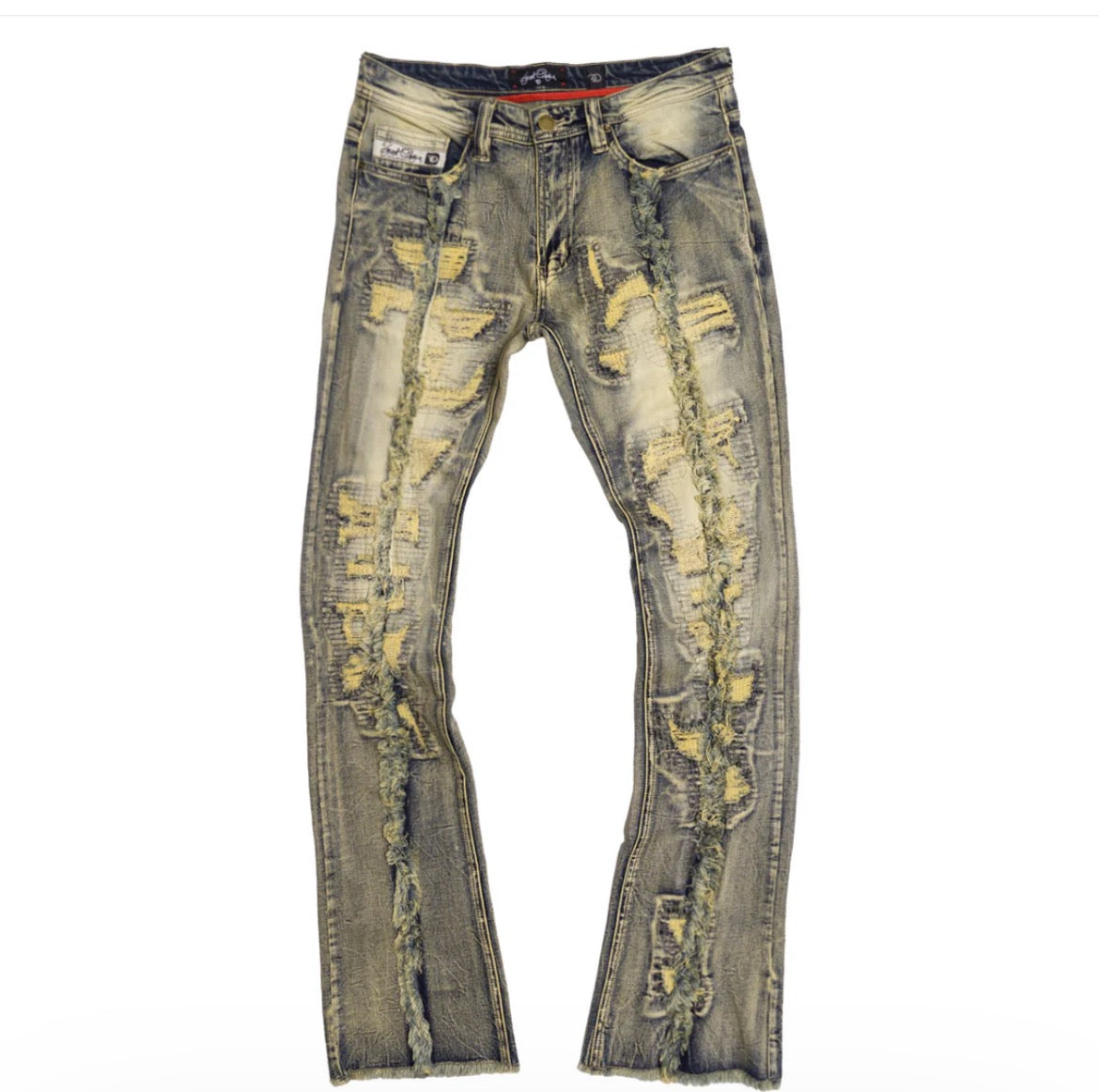 CASHAY PRIME STACKED JEANS - DIRT