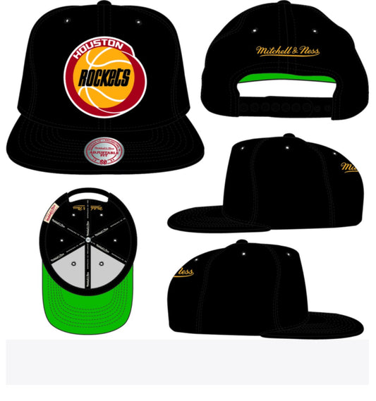Mitchell&Ness Houston Rockets snap back