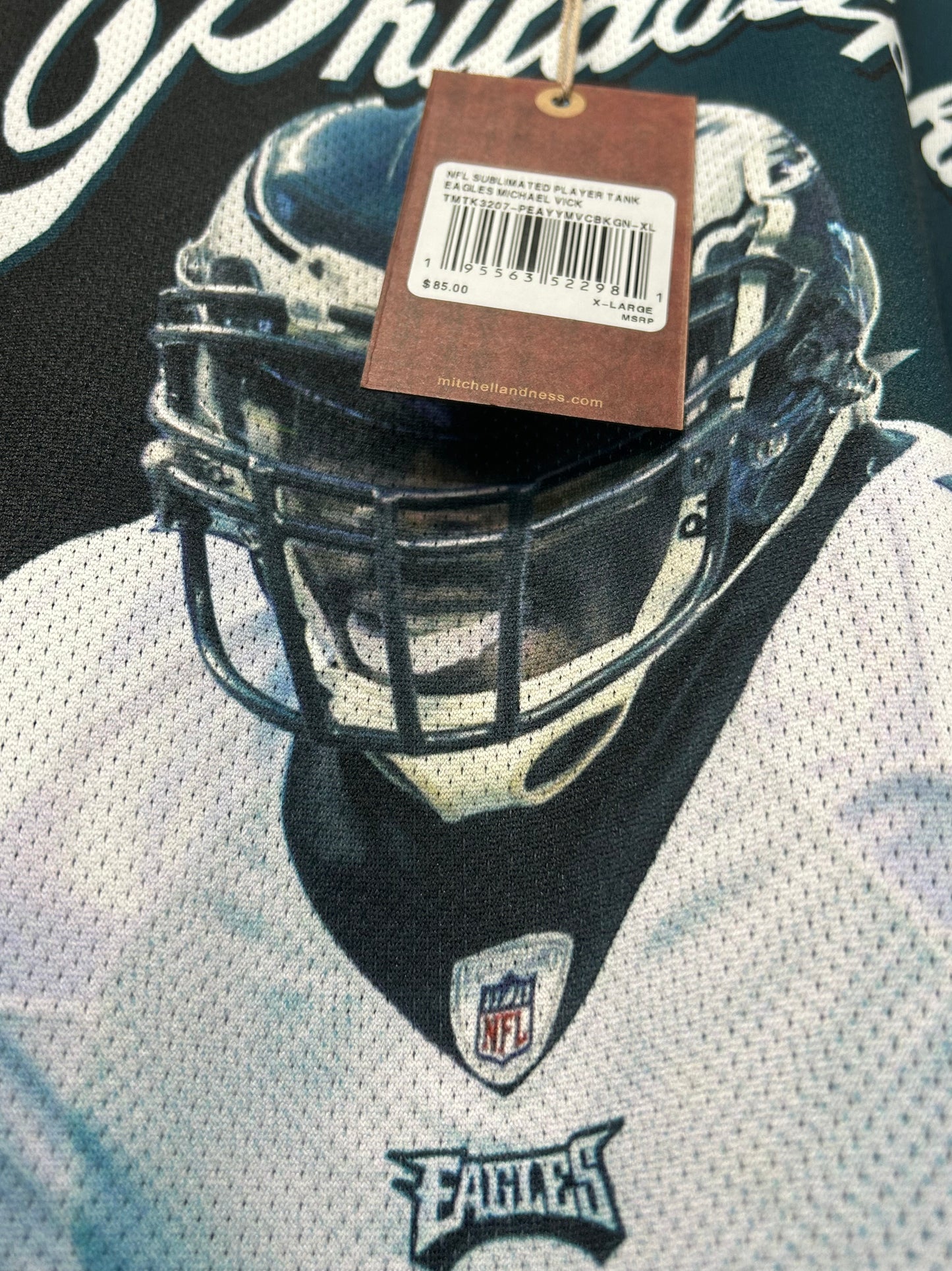 NFL SUBLIMATED PLAYER TANK EAGLES MICHAEL VICK