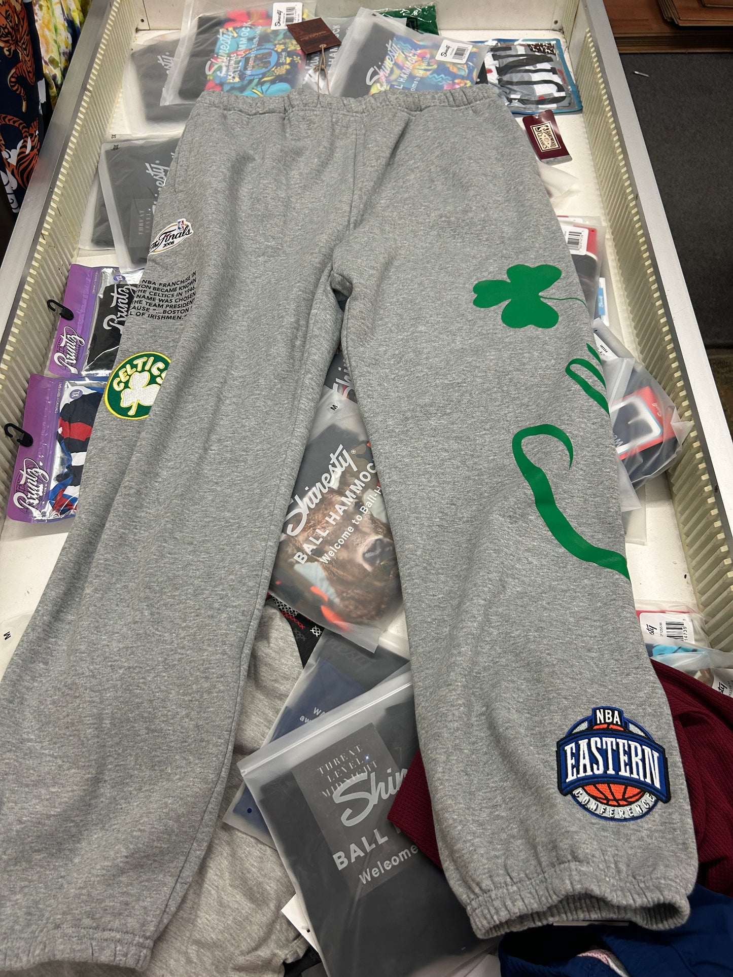 Boston Celtics Team Origins Fleece Pants