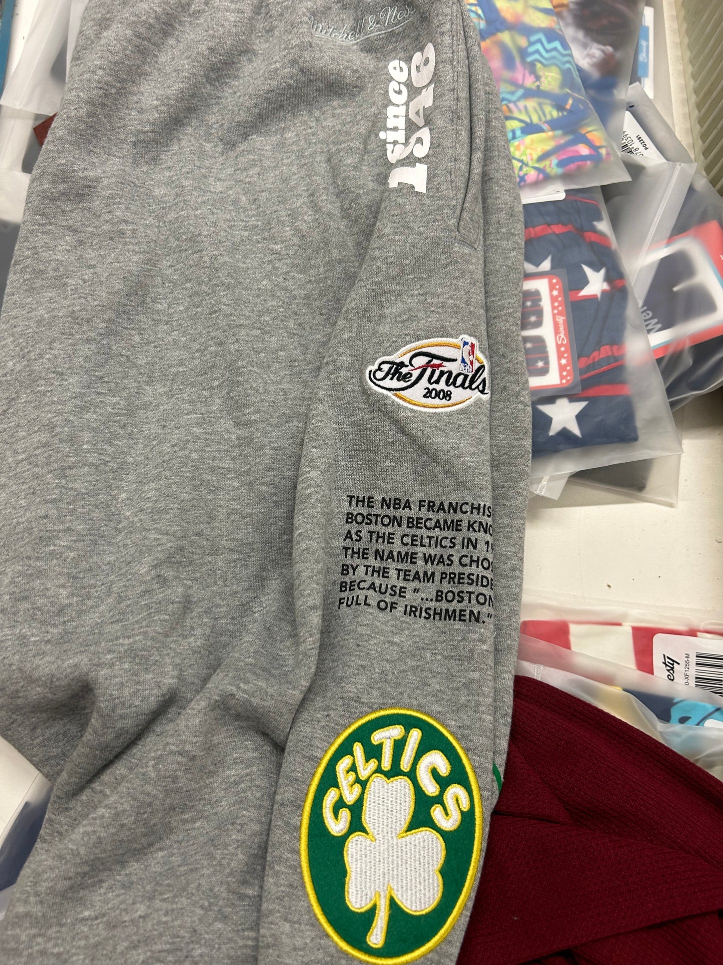 Boston Celtics Team Origins Fleece Pants