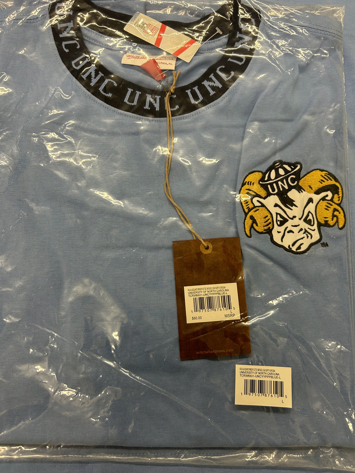 Mitchell&Ness University of North Carolina S/STee Shirt