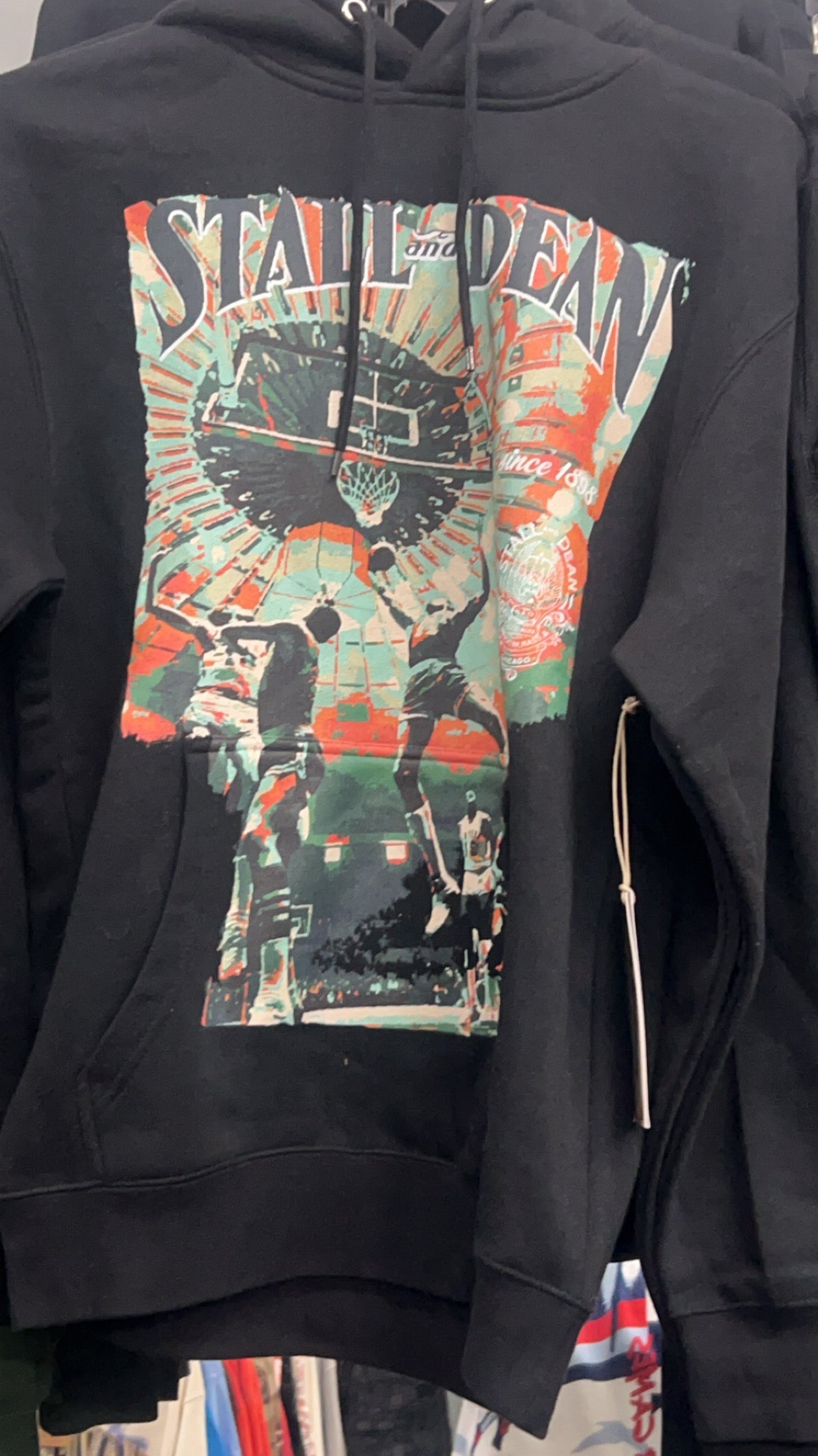 Stall&Dean Rebound Oversize Print Pullover hoodie