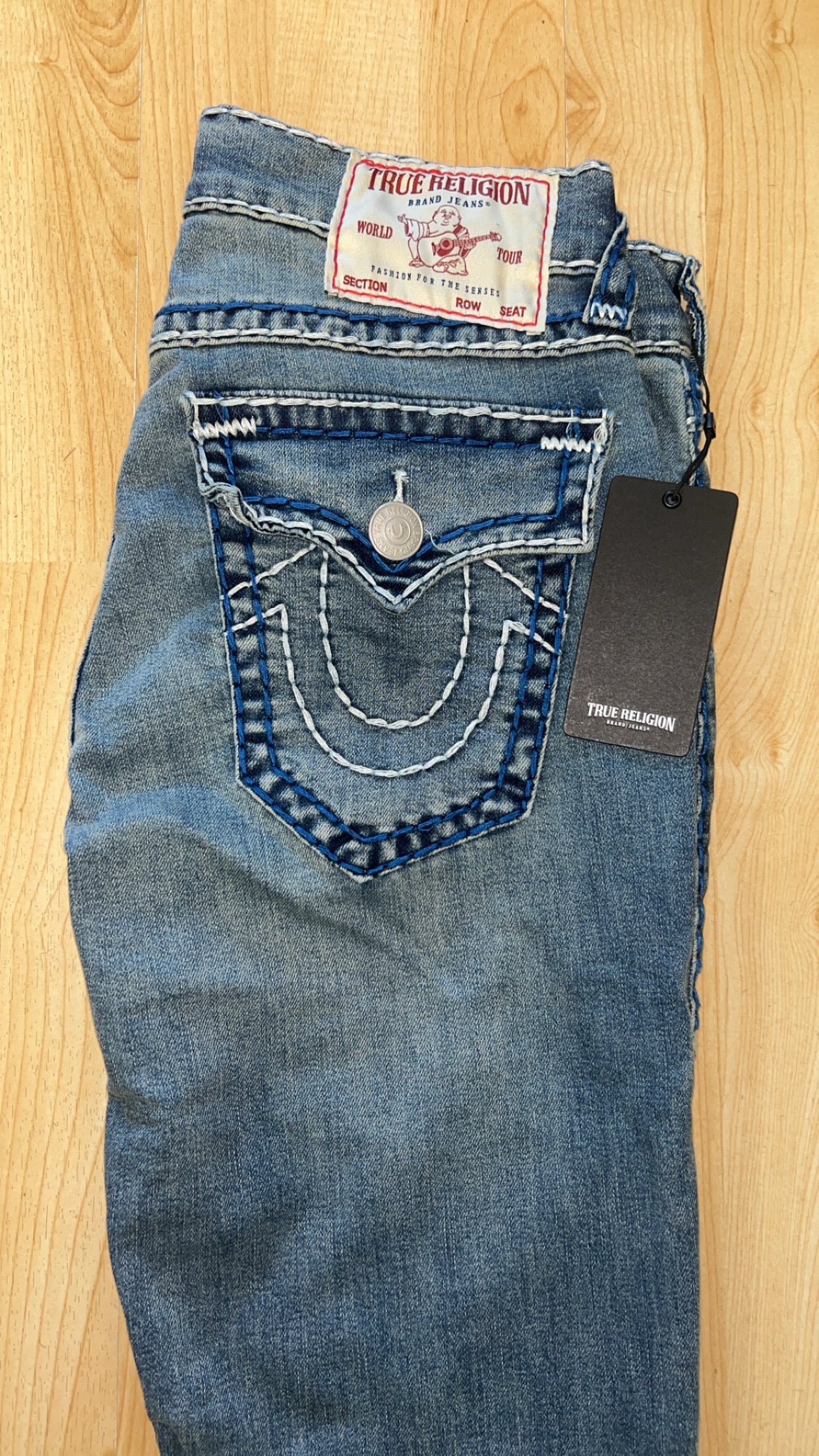 True Religion RICKY SUPER T FLAP STRAIGHT JEAN