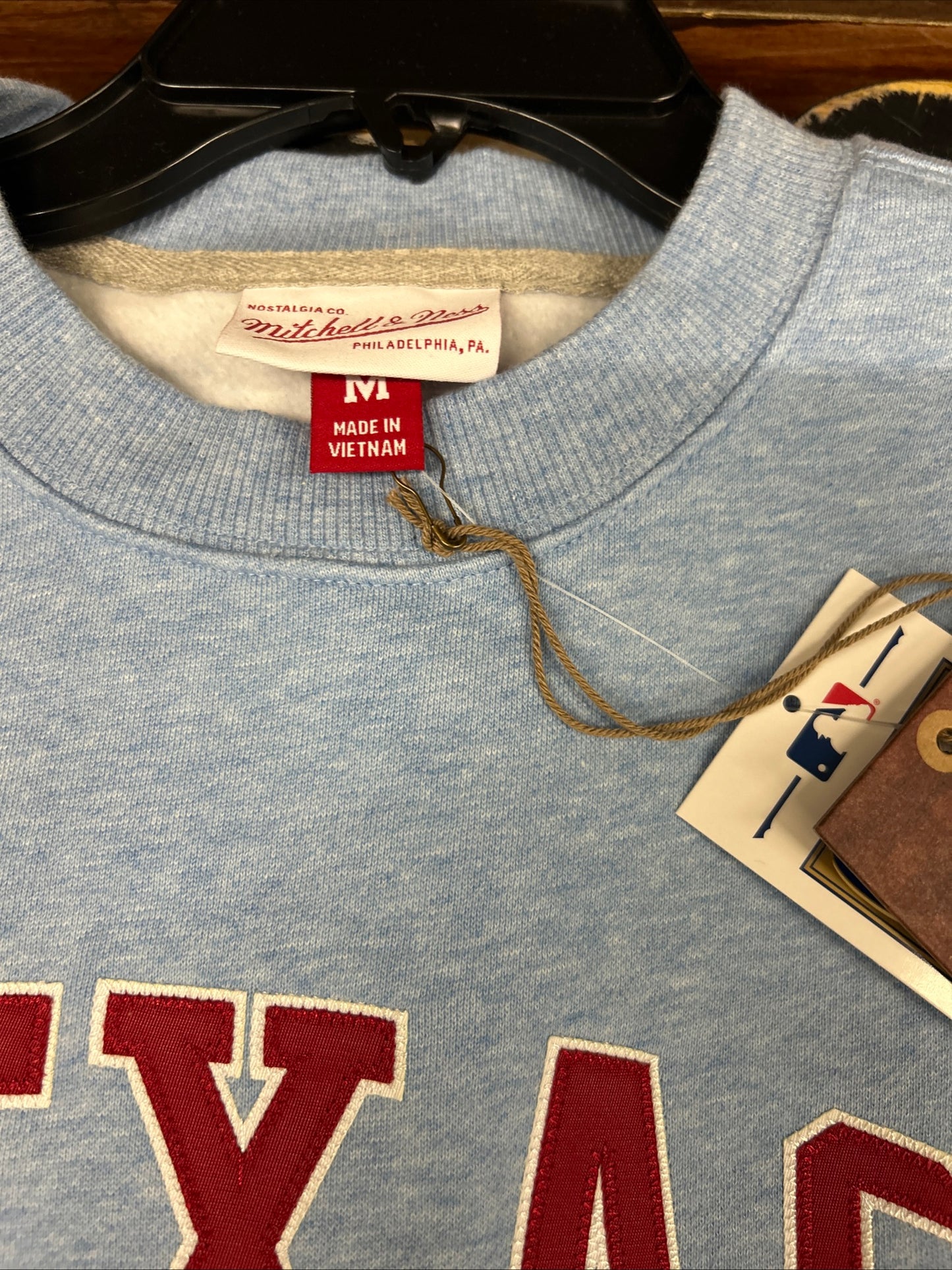 Texas Rangers playoff crew neck sweater