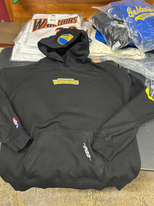 NBA GOLDEN STATE WARRIORS CLASSIC CHENILLE MEN'S PULLOVER HOODIE