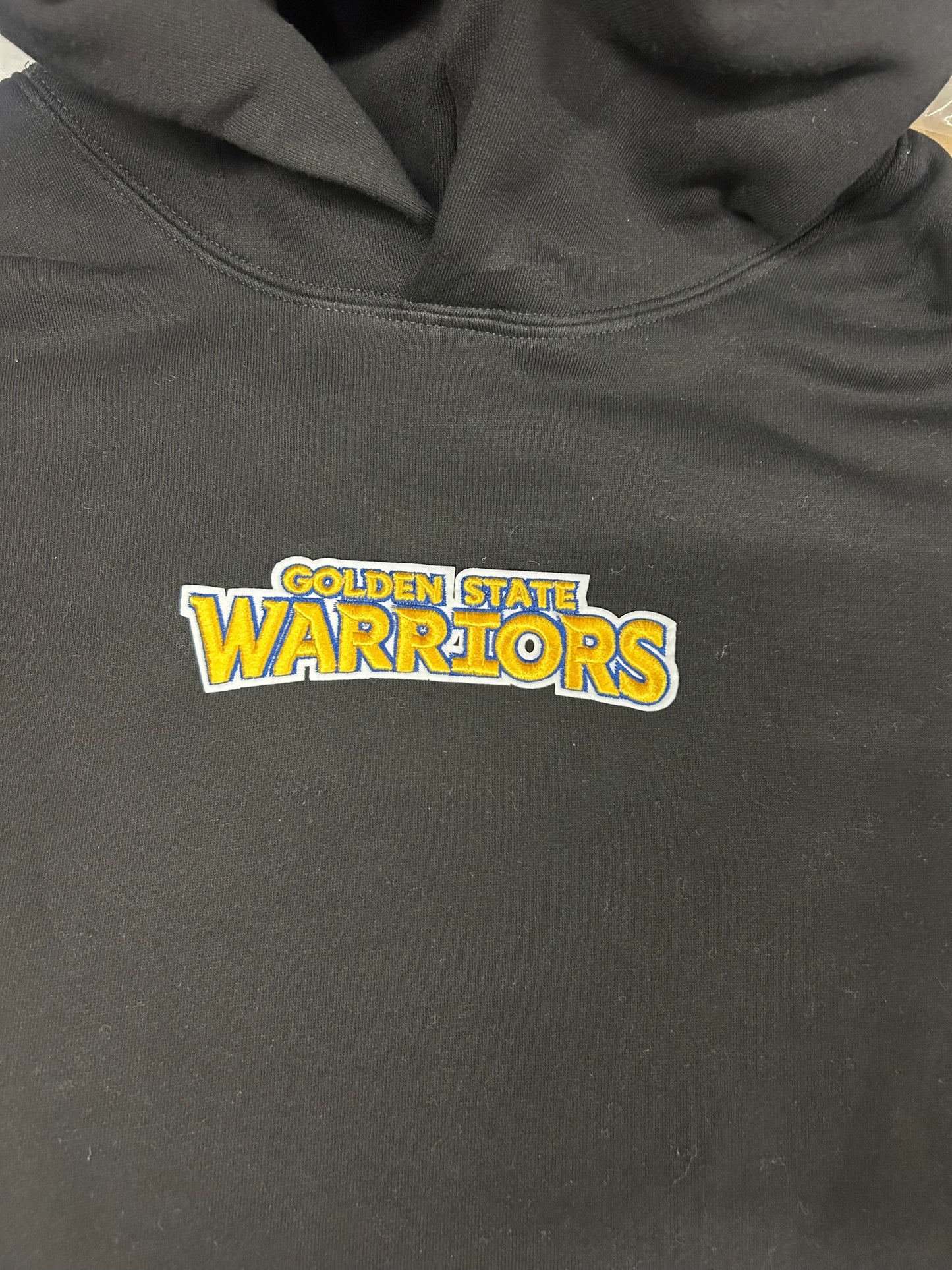 NBA GOLDEN STATE WARRIORS CLASSIC CHENILLE MEN'S PULLOVER HOODIE