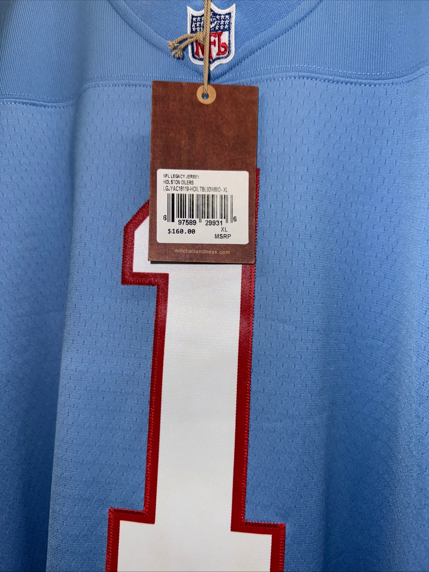 Warren Moon Houston Oilers Mitchell&Ness Jersey