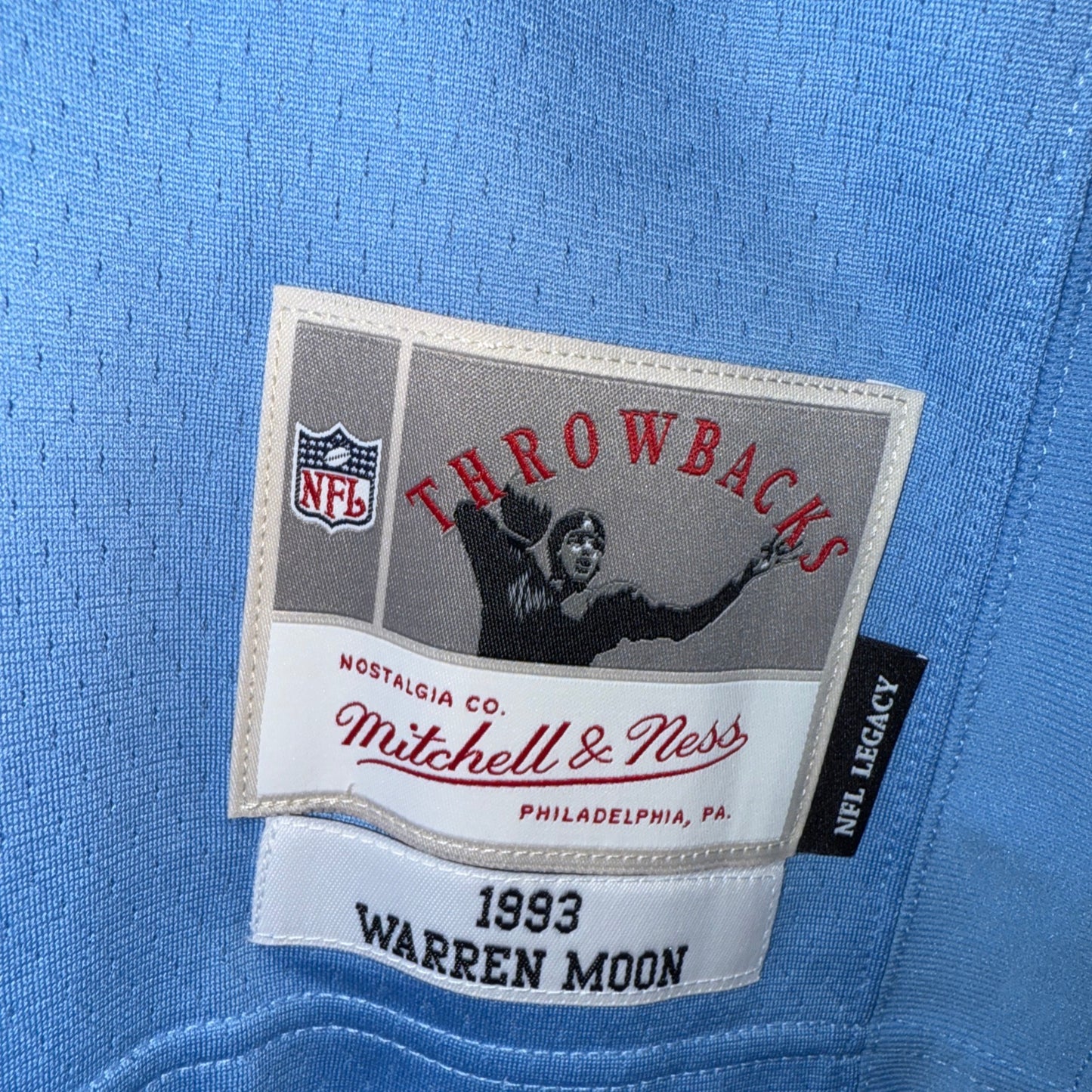 Warren Moon Houston Oilers Mitchell&Ness Jersey